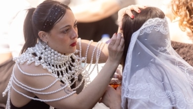 Conciliando a Rosalía con la Semana Santa: la previa de su primer concierto en Madrid, en imágenes