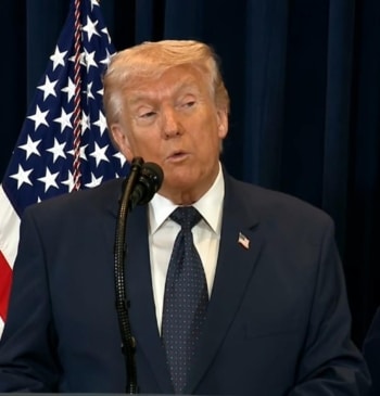 Trump sostiene que la guerra terminará "pronto" porque "casi no queda nada [...]