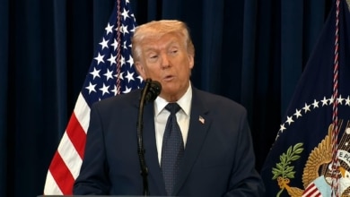 Trump sostiene que la guerra terminará "pronto" porque "casi no queda nada que atacar" en Irán