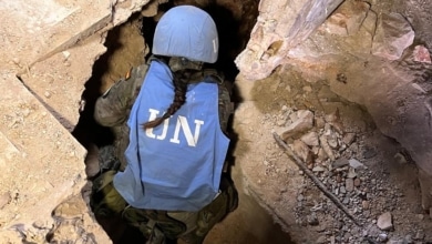 "Un proyectil" impacta en una de las bases de la ONU en Líbano y obligan a refugiarse a los cascos azules