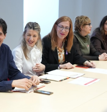 El discreto paso de Yolanda Díaz por Valladolid en busca del codiciado [...]