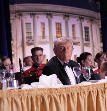 Así fue evacuado Trump de la Cena de Corresponsales durante el tiroteo