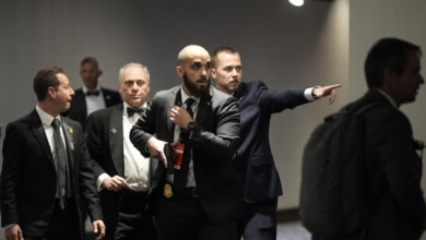 Las imágenes del pánico en el hotel Hilton de Washington durante el tiroteo