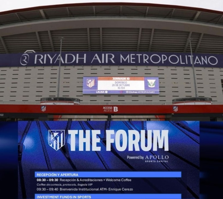El Metropolitano reúne este jueves al 'Davos' del deporte y el entretenimiento con 15 grandes nombres del negocio global