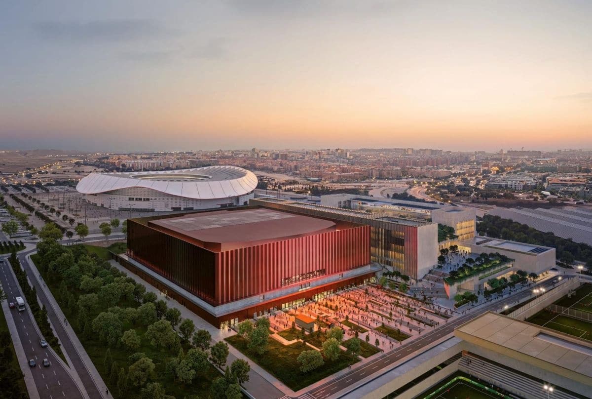 Madrid creará junto al Metropolitano un macrocomplejo con campus, auditorio para 21.000 espectadores y centro deportivo