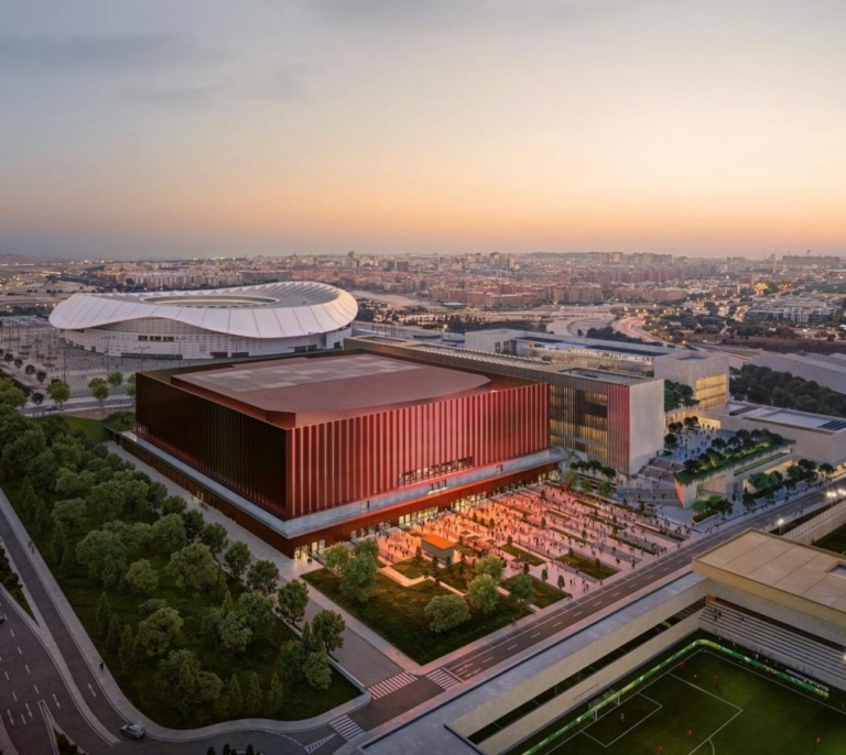 Madrid creará junto al Metropolitano un macrocomplejo con campus, auditorio para 21.000 espectadores y centro deportivo