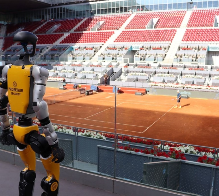 Prosegur Security despliega cerca de 300 profesionales diarios y soluciones de robótica en el Mutua Madrid Open 2026