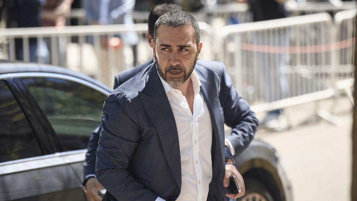 Víctor de Aldama, a su llegada al Supremo el pasado miércoles.