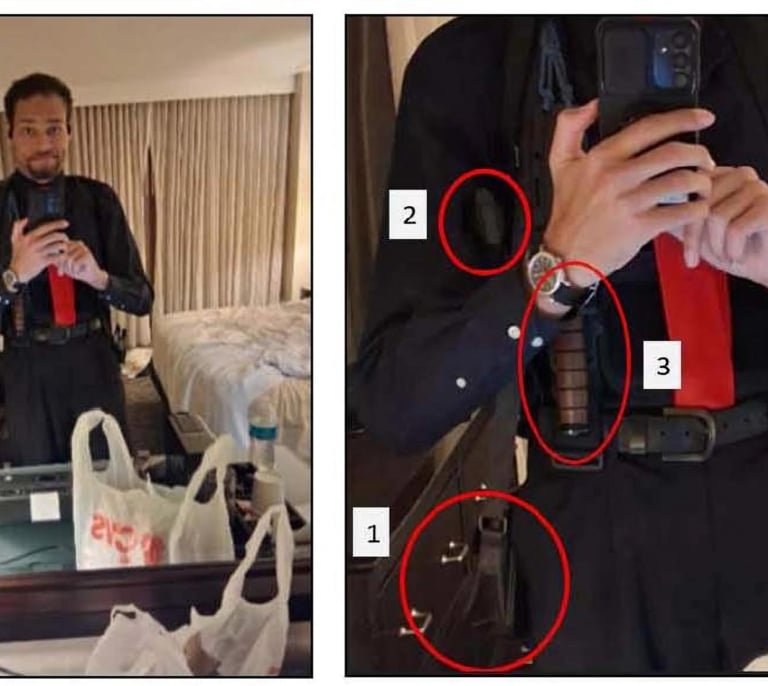 El autor del tiroteo en el Hilton se hizo un selfi armado antes del intento de atentado contra Trump