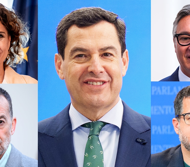 Elecciones de Andalucía 2026: estos son los principales candidatos