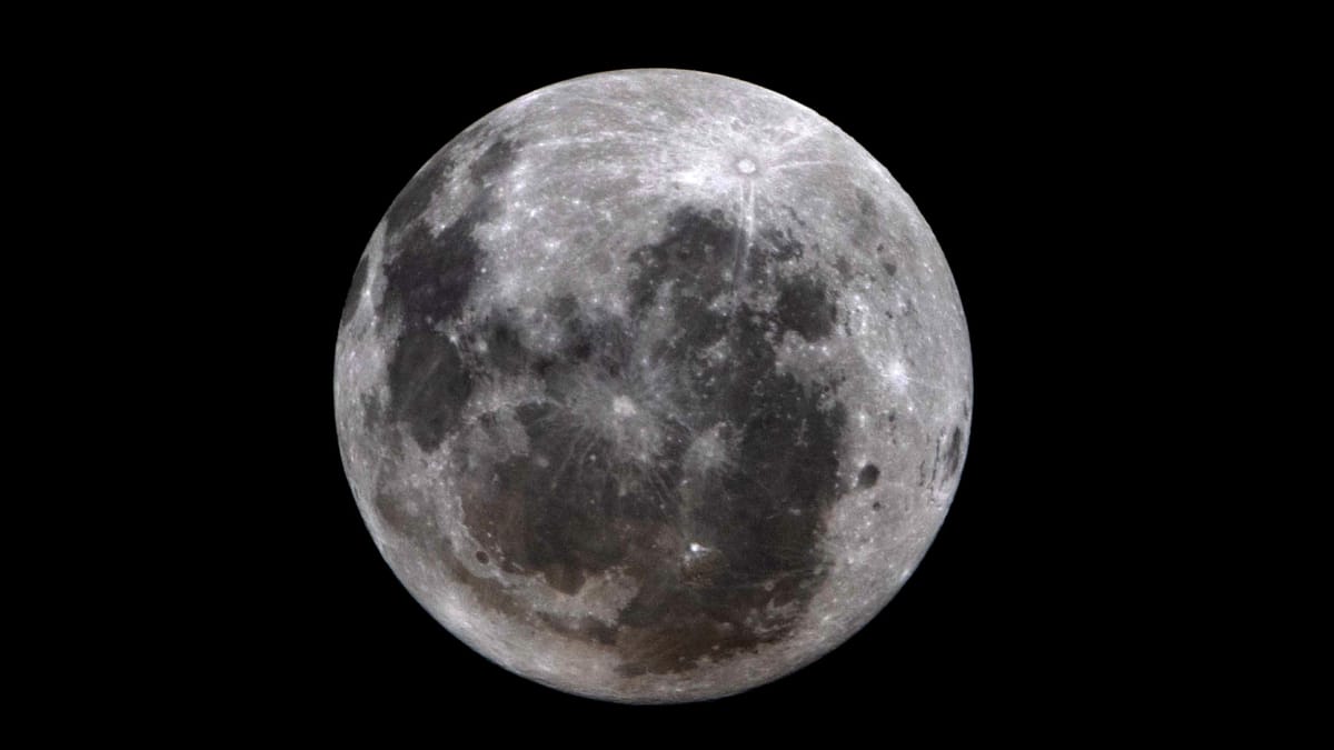 Foto tomada por la tripulación del Artemis II.