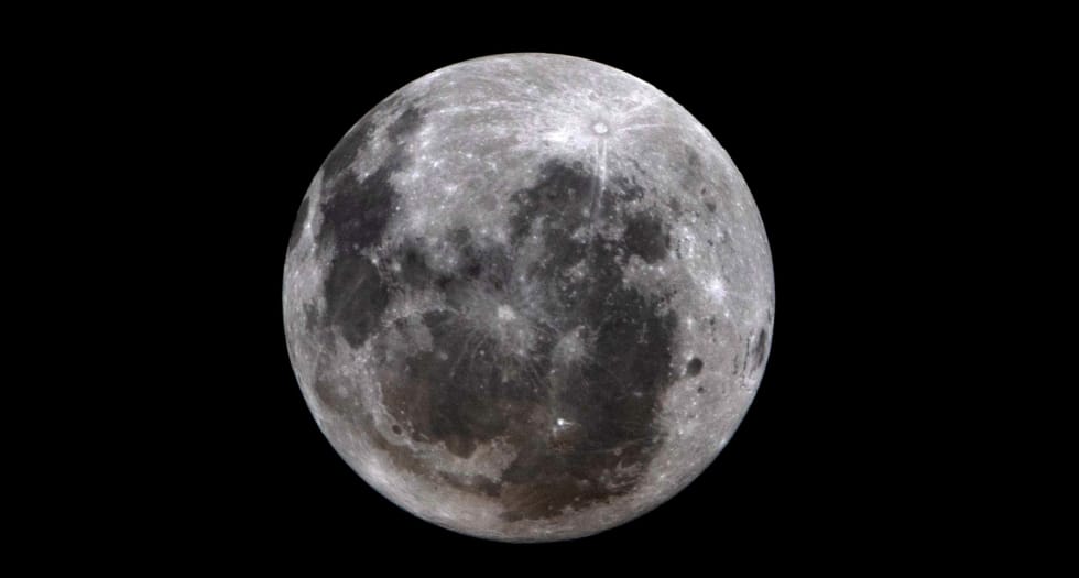 Foto tomada por la tripulación del Artemis II.