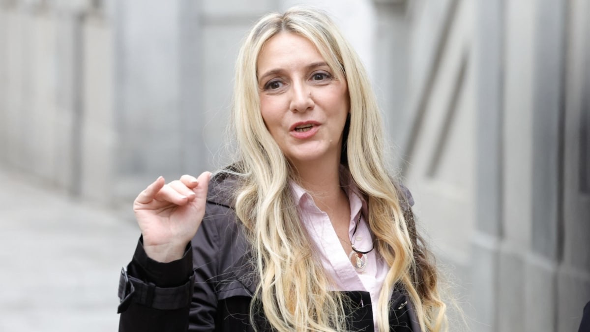 Claudia Montes a su llegada este miércoles al Tribunal Supremo.