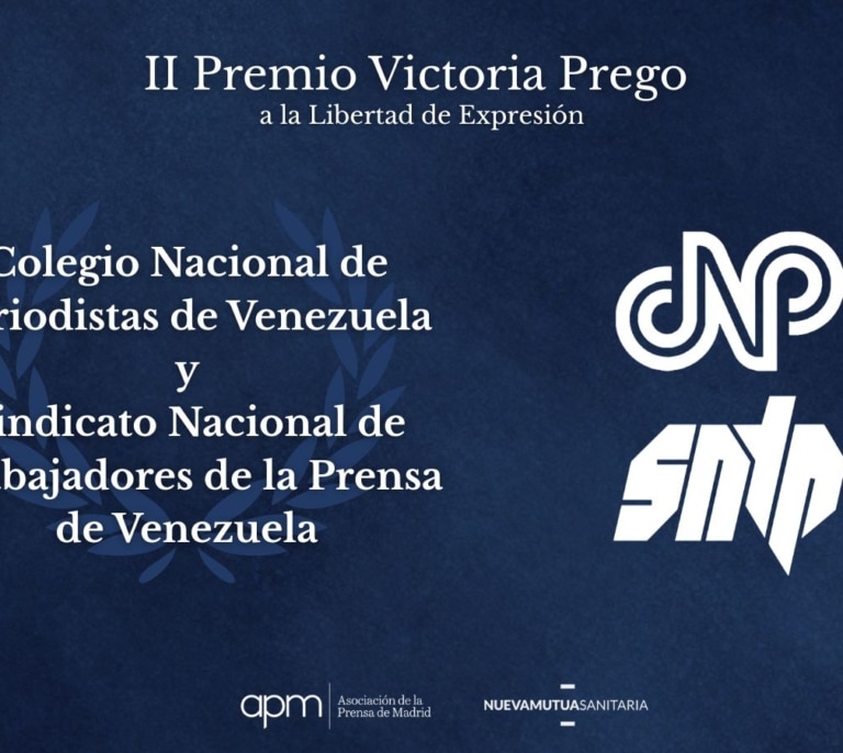 La APM otorga el Premio Victoria Prego al Colegio y al Sindicato de la Prensa de Venezuela
