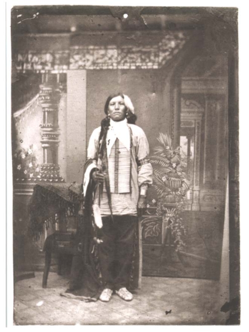 Crazy Horse en 1877.