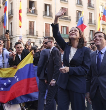 Un Madrid rendido a María Corina le entrega su Llave de Oro: [...]