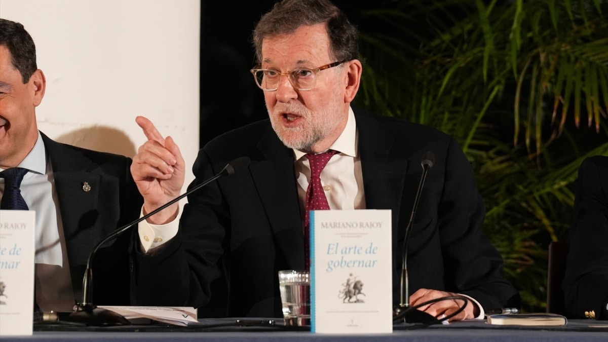 Mariano Rajoy en la presentación de su libro 'El Arte de Gobernar'