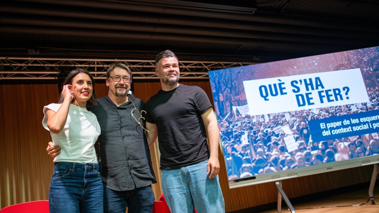 Rufián y Montero en la pecera de la izquierda