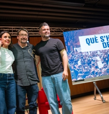 Rufián y Montero en la pecera de la izquierda