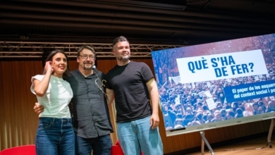 Rufián y Montero en la pecera de la izquierda