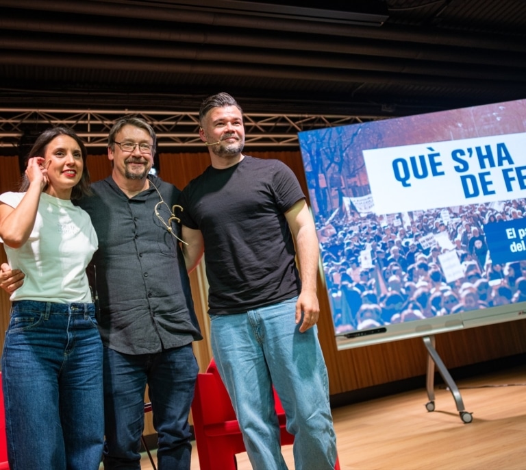 Rufián y Montero en la pecera de la izquierda