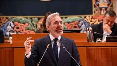Azcón, reelegido presidente de Aragón, defiende su pacto con Vox: "Ahora empieza la verdadera carrera"