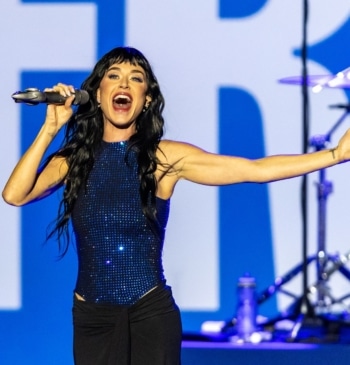 Foto de archivo. Katy Perry durante la campaña electoral de Estados Unidos