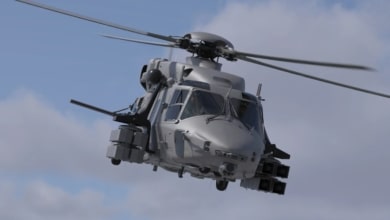 El helicóptero NH90 busca nuevas formas de controlar drones desde la tripulación
