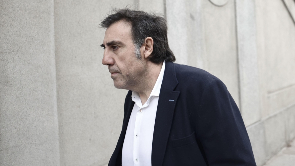 Joseba García, hermano de Koldo García, llega este martes al Tribunal Supremo.