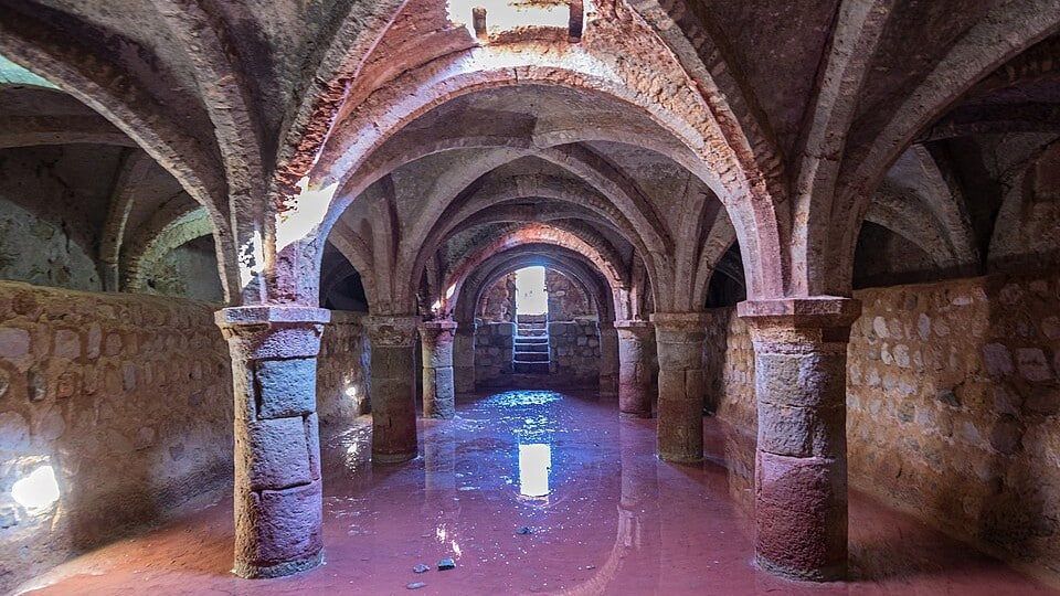 Interior de la fortaleza