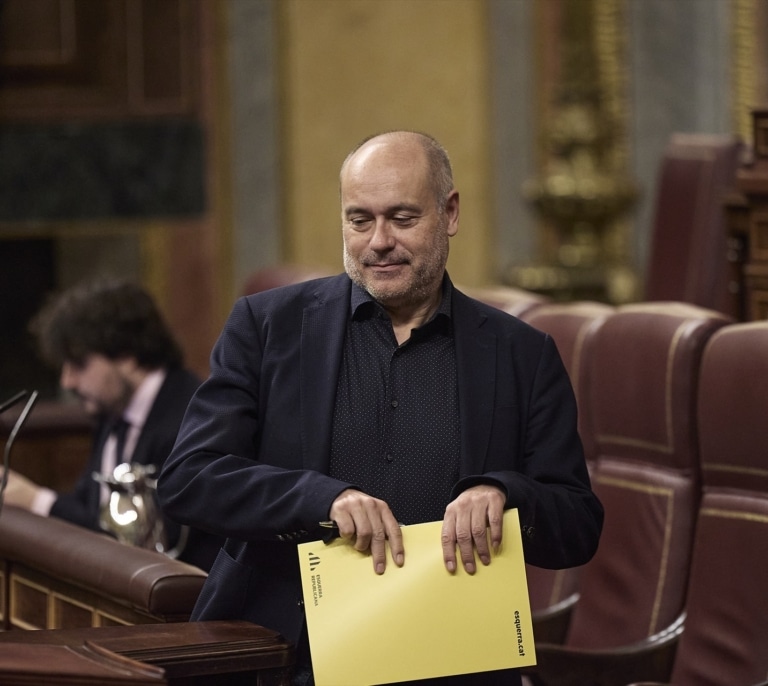 Jordi Salvador, el diputado de ERC al que Vox culpa de provocar el choque Sánchez-De Celis en el Congreso