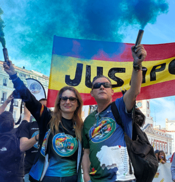 Policías, guardias civiles y militares avisan al Gobierno: "Si quieren guerra, la [...]