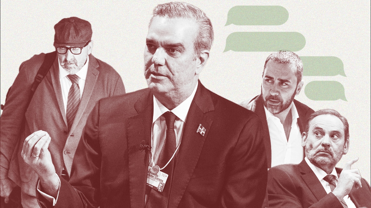 Koldo Garcia, Luis Abinader, Aldama y Abalos