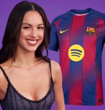 Olivia Rodrigo es seleccionada por el FC Barcelona y Spotify para la camiseta del 'Clásico'.