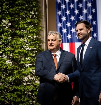 Vance y Orbán se presentan en Budapest como defensores de "la paz" [...]