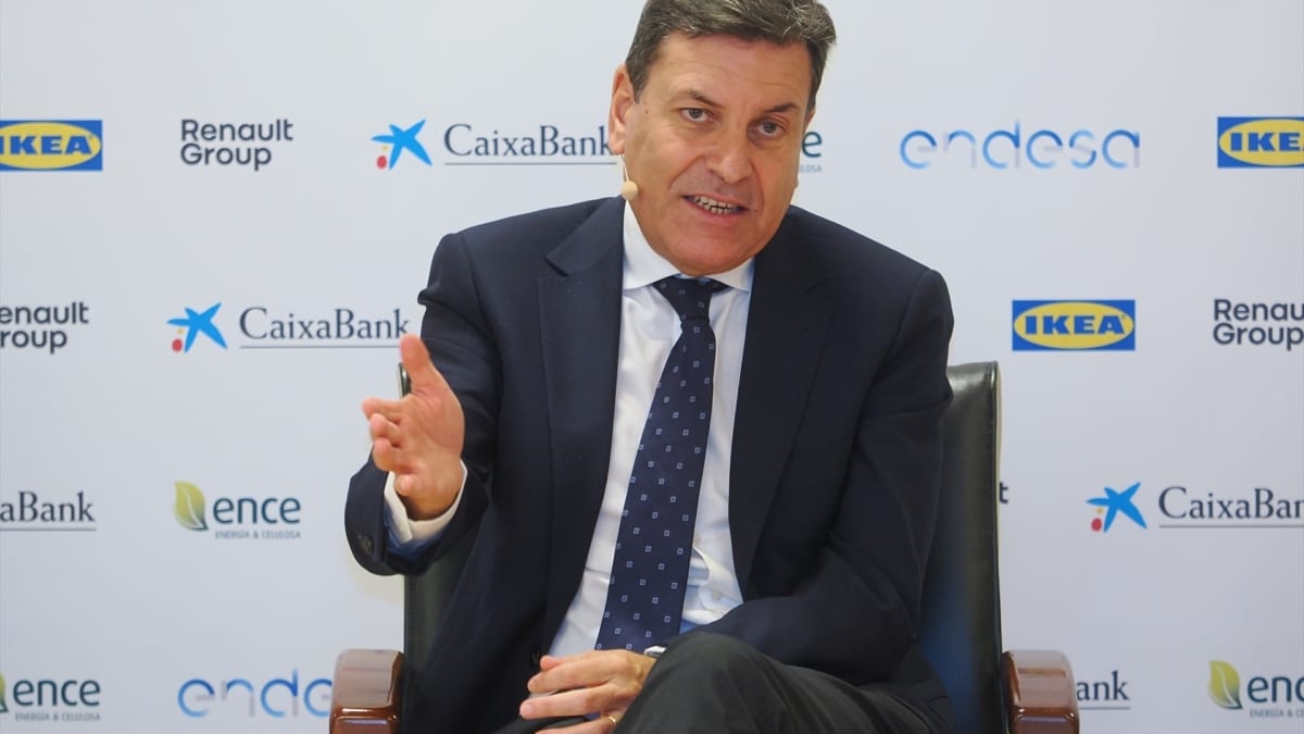 El Consejero de Economía y Hacienda, Carlos Javier Fernández Carriedo