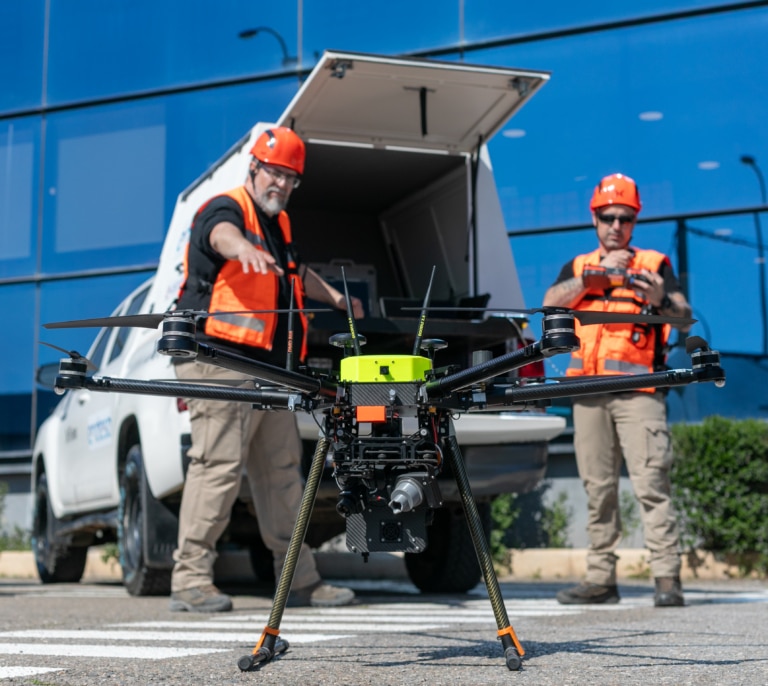 Drones de alto alcance, los inspectores aéreos de 320.000 kilómetros de red eléctrica