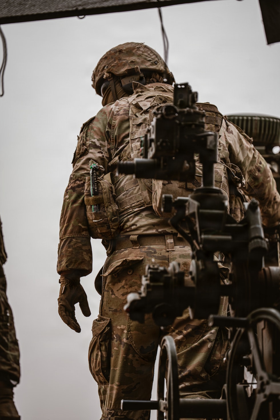 Soldados estadounidenses en maniobras de preparación para la operación African Lion