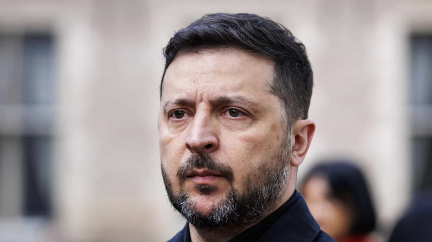 Volodimir Zelenski, presidente de Ucrania, en su visita reciente a Países Bajos.