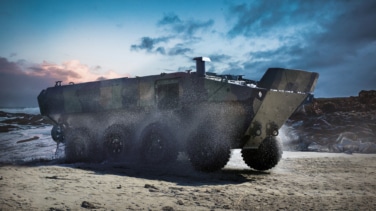 Indra e Iveco unen fuerzas para fabricar el nuevo anfibio asturiano 8x8 con blindaje extra