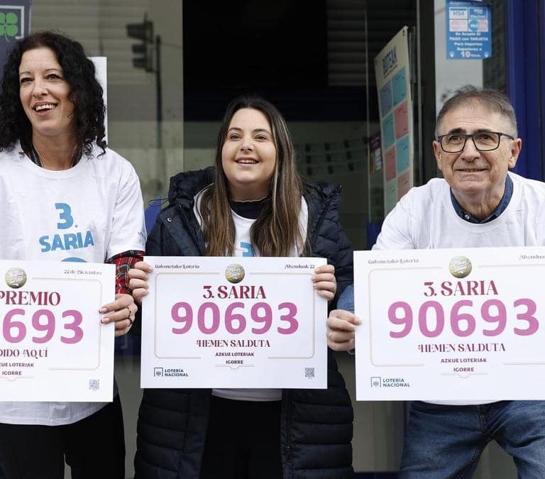 Denuncian el impago y exceso de papeletas premiadas en la Lotería de Navidad en un club de rugby vizcaíno