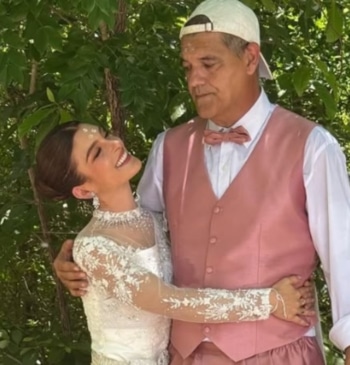 Imagen de la boda entre Frank Cuesta y Paloma Ramón