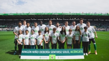 El Racing de Santander activa la iniciativa 'Niños abandonados' en los partidos en El Sardinero para visibilizar la desprotección infantil