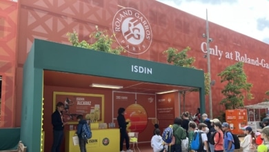 ISDIN lleva por segundo año consecutivo la detección precoz del cáncer de piel a los tenistas del Roland-Garros