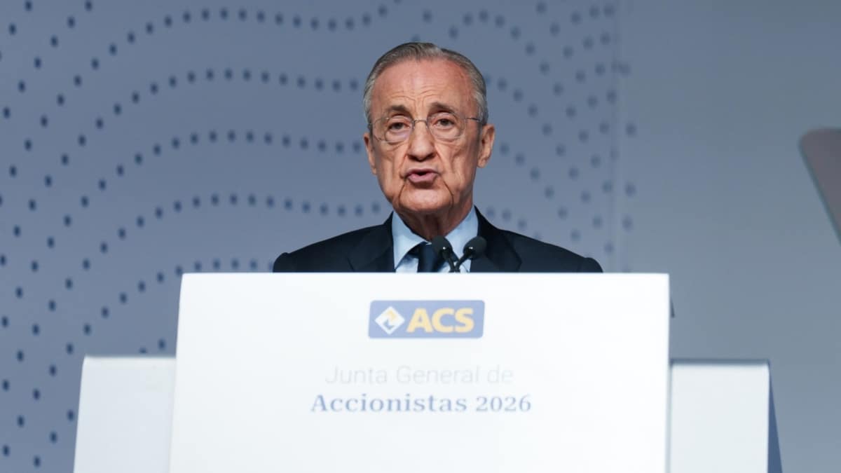 El presidente de ACS, Florentino Pérez.