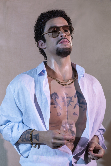 Imagen de la figura de Bad Bunny en el Museo de Cera de Madrid