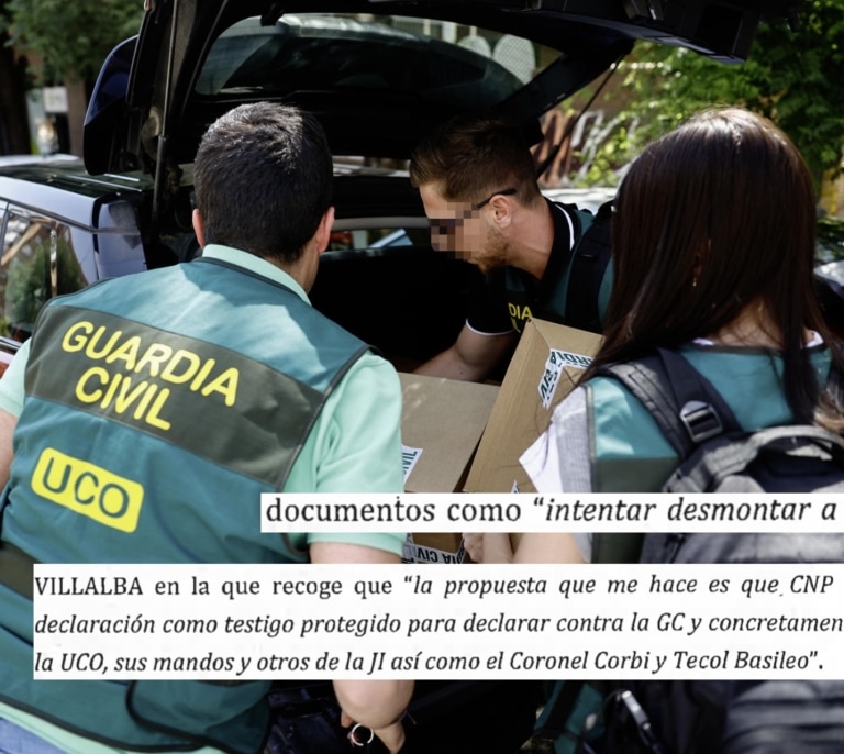 Así querían las cloacas del PSOE “desmontar a la Guardia Civil” 