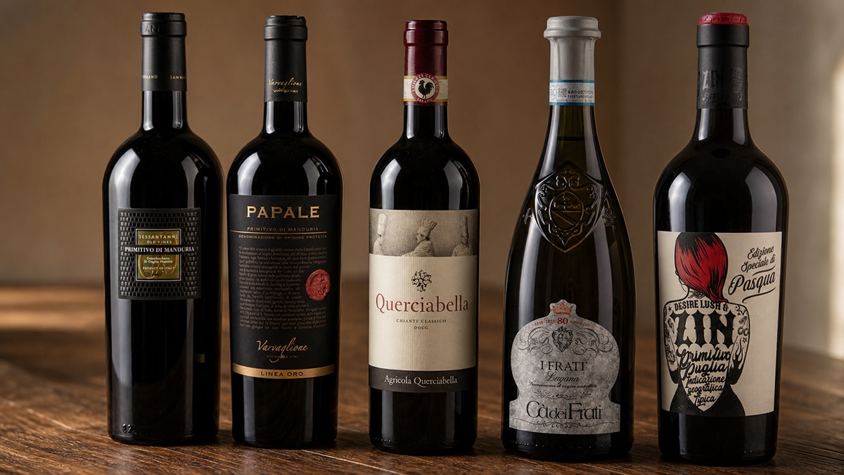 Cinco vinos italianos imprescindibles para disfrutar este mes