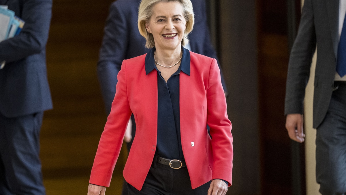 La presidenta de la Comisión Europea, Ursula Von der Leyen