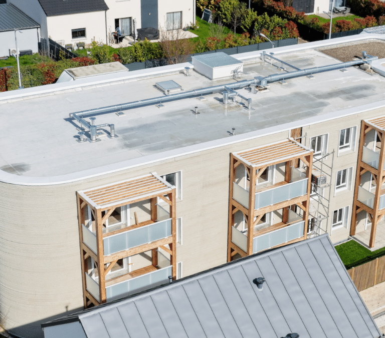 El edificio de apartamentos levantado en 34 días en Francia con una impresora 3D y tres operarios